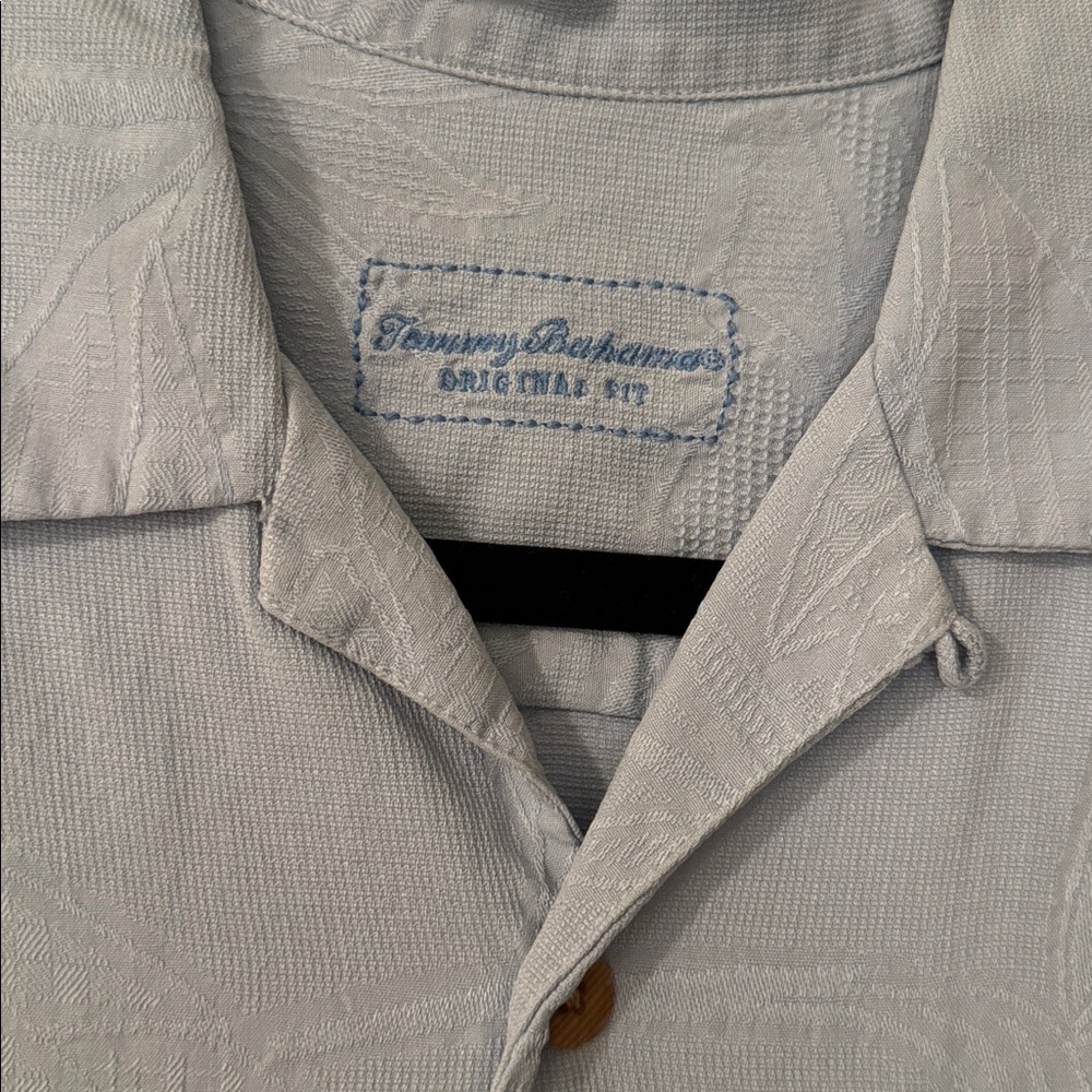 Tommy Bahama Light Blue Casual Button Down Shirt - Picture 2 of 5